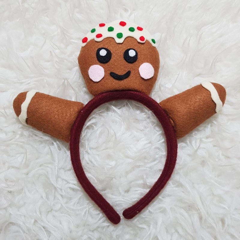 Bando Ginger Bread Kostum Gingerbread Bando Karakter Roti Jahe Bando Natal