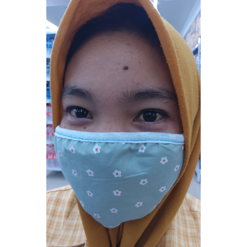 MASKER MOTIF KATUN IMPORT masker tahan debu tahan air anti virus