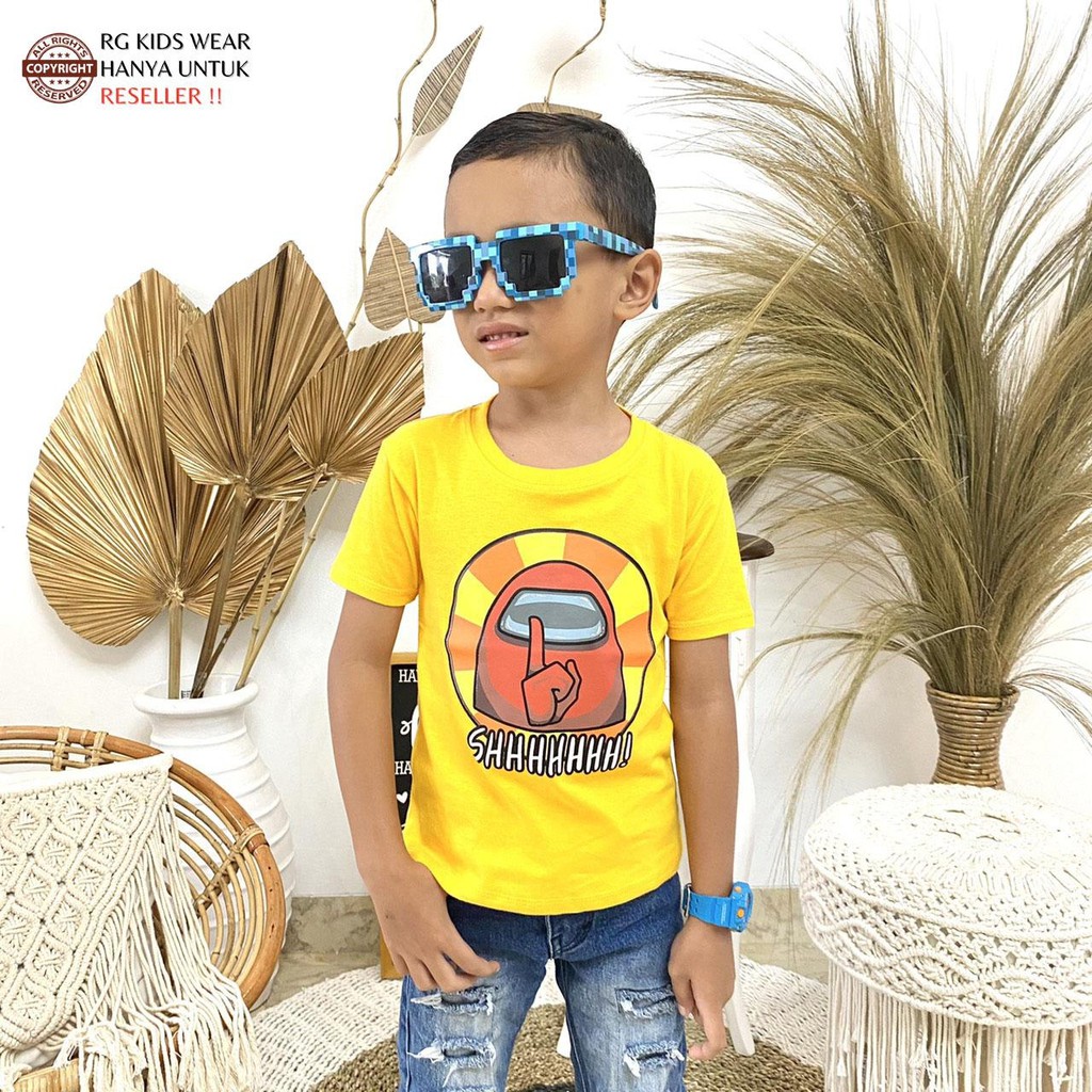 B_iD RY [ IRNMAN ] PUSAT GROSIR OLSHOP KAOS ANAK TERBARU TERLENGKAP KAOS ANAK GAMBAR AMONG US