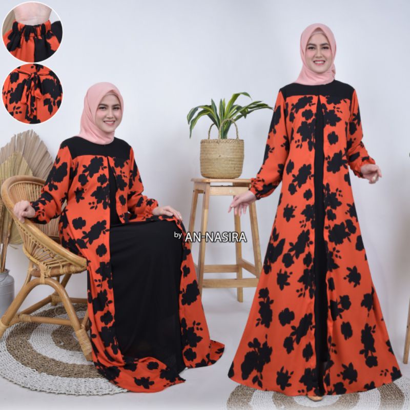 gamis outer / gamis ceruty