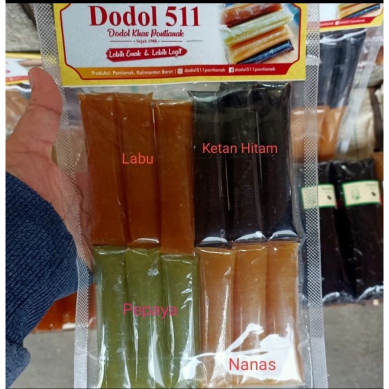 

Dodol 511 / Dodol Buah / Dodol Mini / Kalimantan Oleh Oleh Pontianak