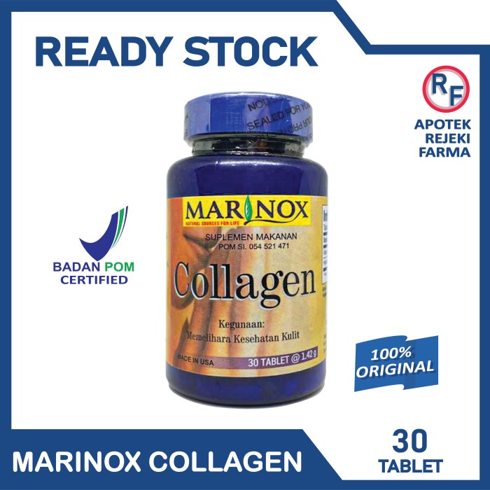 [ BPOM ] Marinox Collagen isi 30 Tablet - Kolagen Colagen