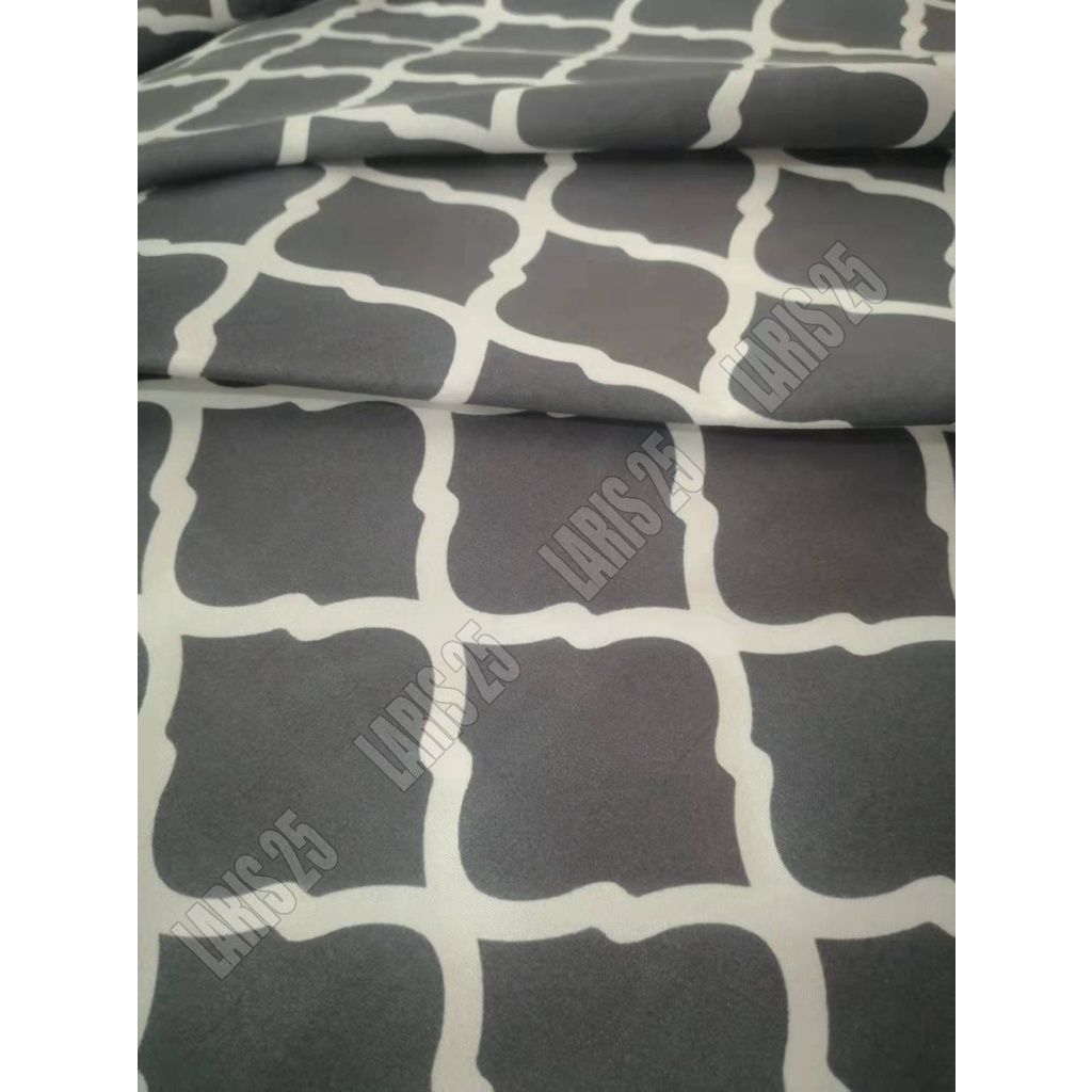 TERMURAH BAHAN KAIN MOTIF WAJID TERLARIS KATUN MIKROTEX UTK SPREI GORDEN BEDCOVER BAJU PER 0,5M DAN 1M