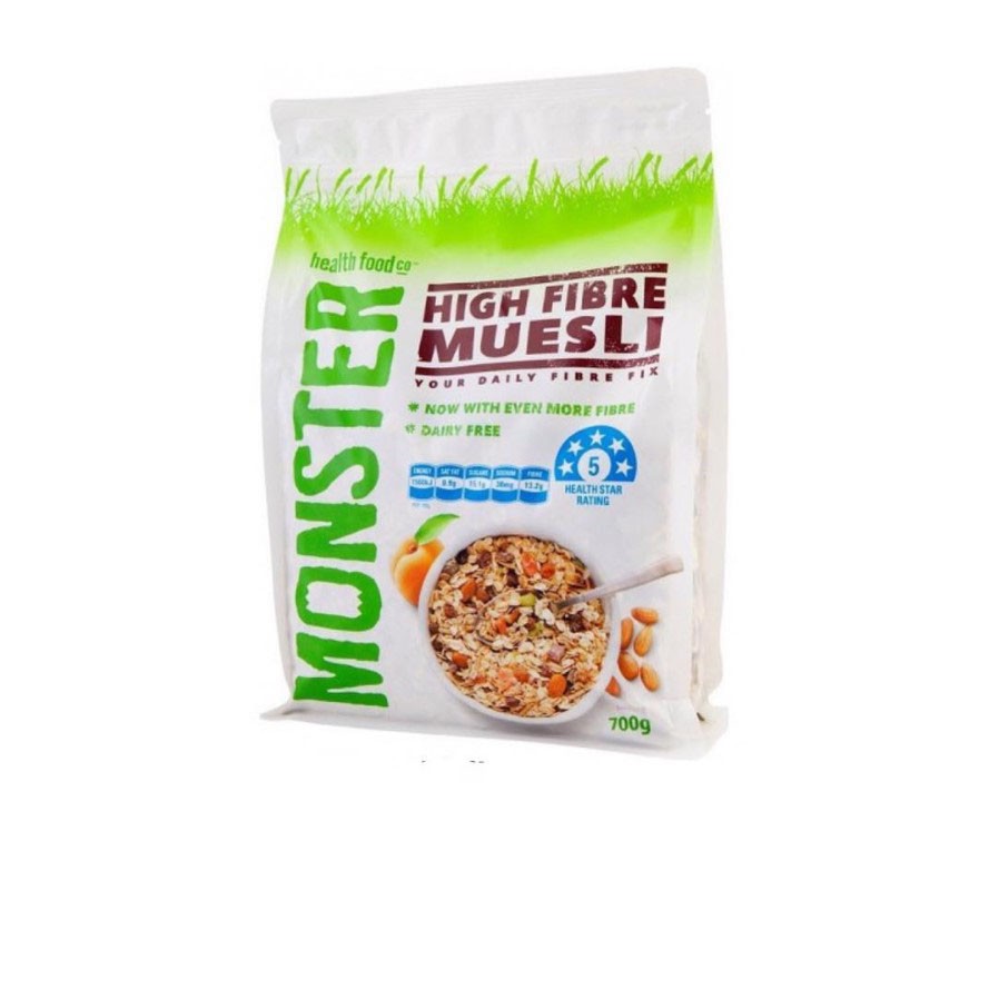 MONSTER MUESLI HIGH FIBRE MUESLI 700gram - Premium Muesli