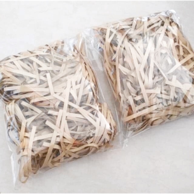 

Shredded Paper / Kertas Serut / kertas isi hadiah / kertas strip coklat