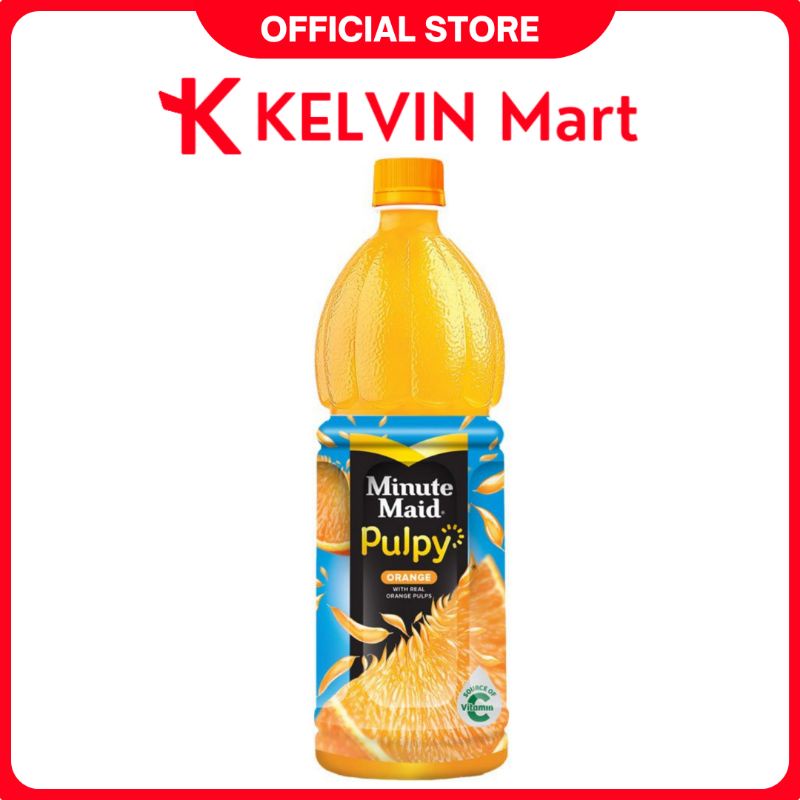 

Minute Maid Juice Pulpy Orange Btl 1000mL / 1 Liter | KELVIN Mart