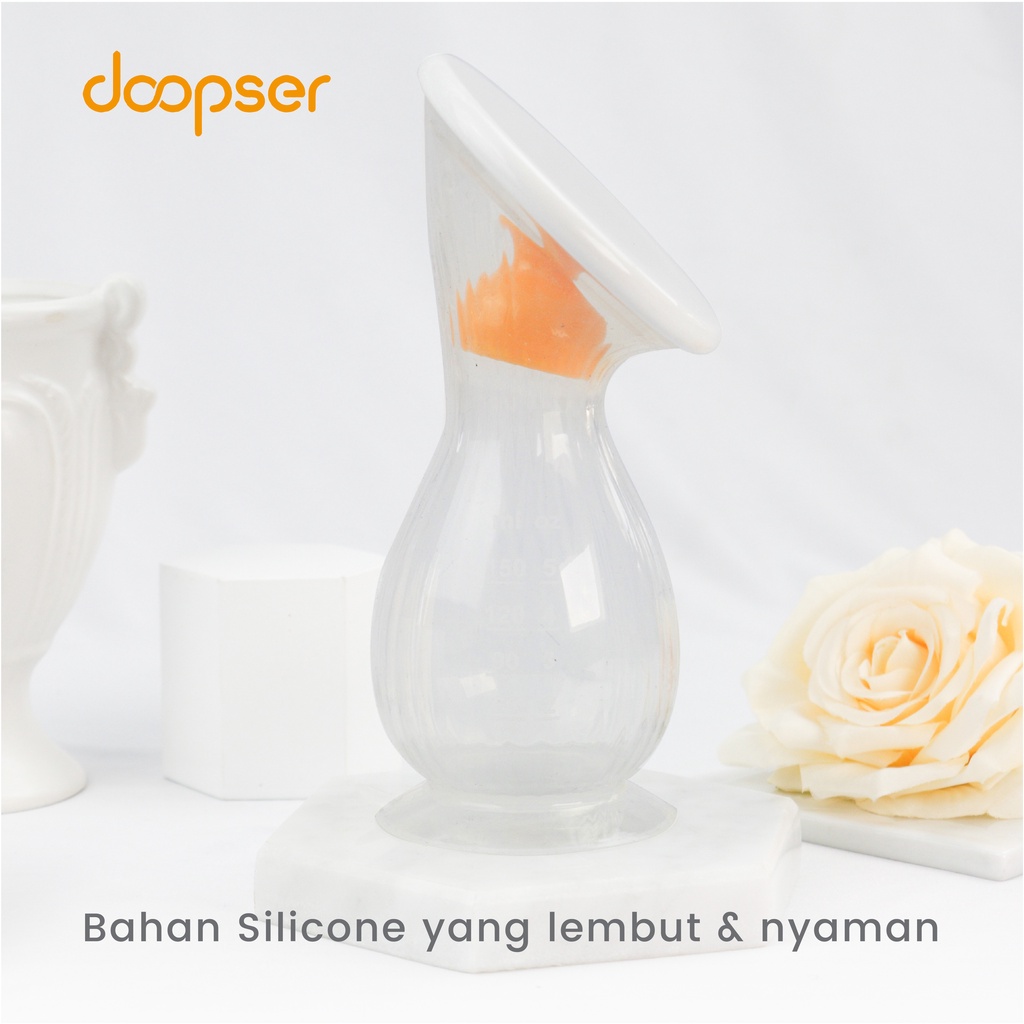 Doopser Silicone Breast Pump | Pompa ASI Manual Double Protection S1