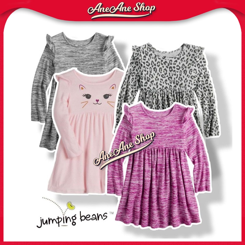 Dress Anak Perempuan Jumping Beans 1-5 Tahun Bahan Lembut Kualias Import