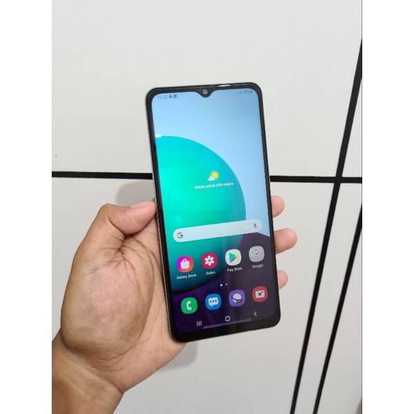 Handphone Hp Samsung Galaxy A02 3/32 Second Seken Bekas Murah