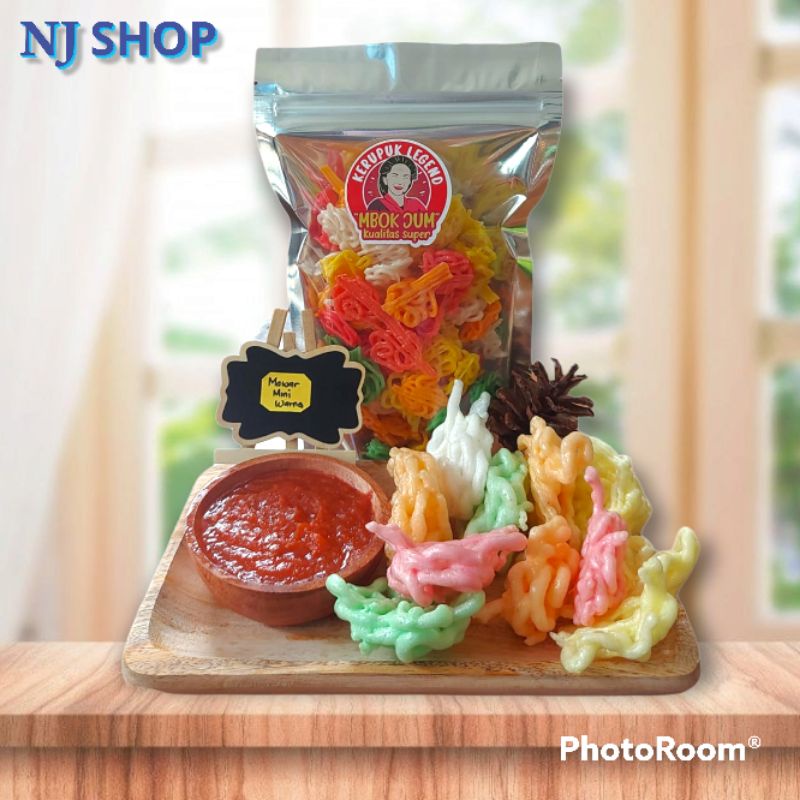 

[Kerupuk] - Kerupuk Mentah Mawar Mini Warna Kualitas