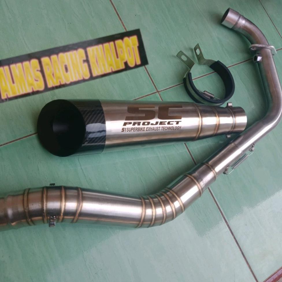 knalpot SC projek S1 buat sonic supra gtr cbr 150 cb 150 R15 vva v3 vxion satria fu n max aerok dll