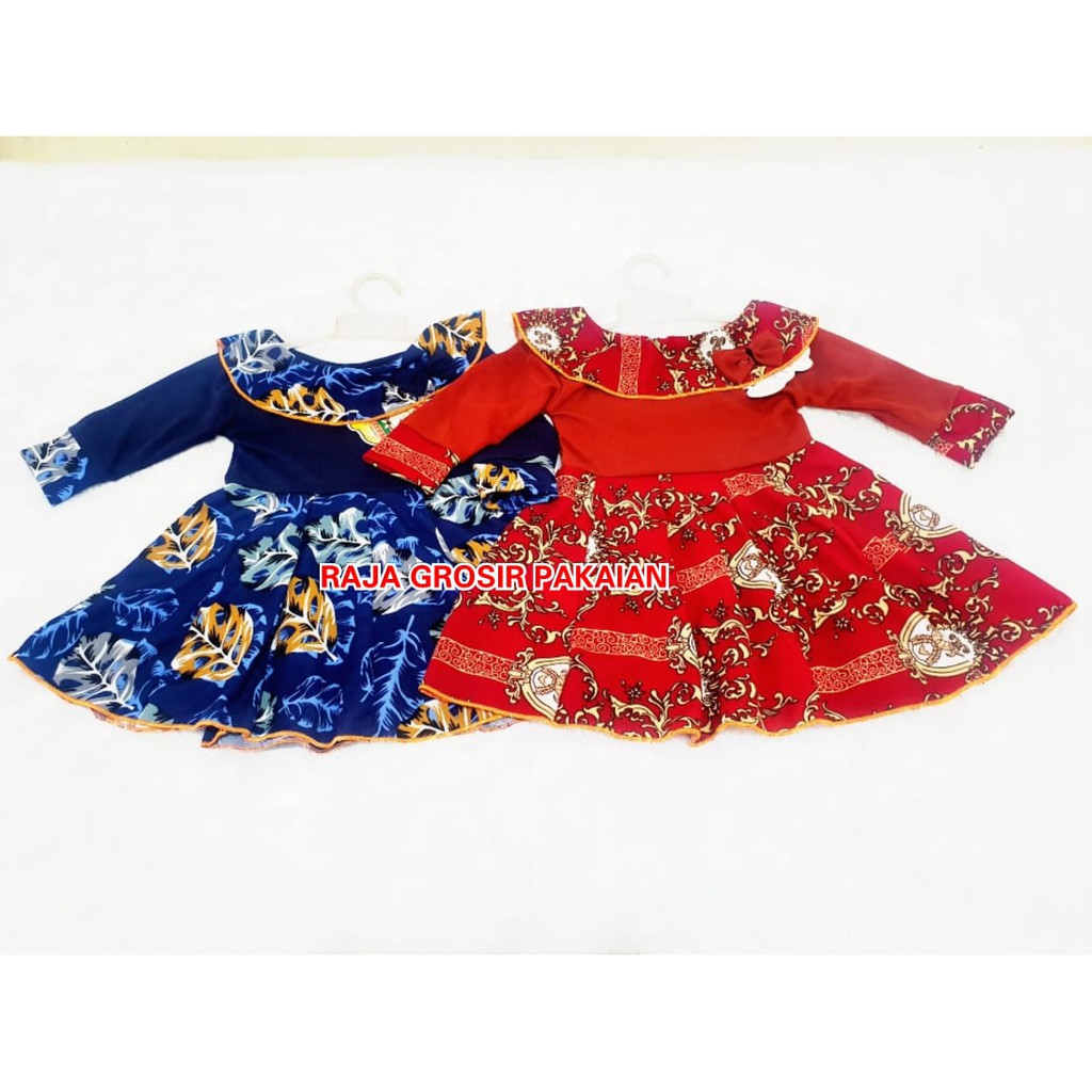 Dress Anak Okki Legan Panjang Estimasi 1-7 Thn