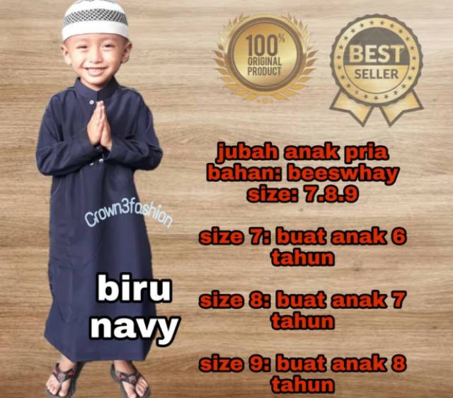 Jubah Anak Pria Terbaru / Gamis Anak Laki 10 11 12