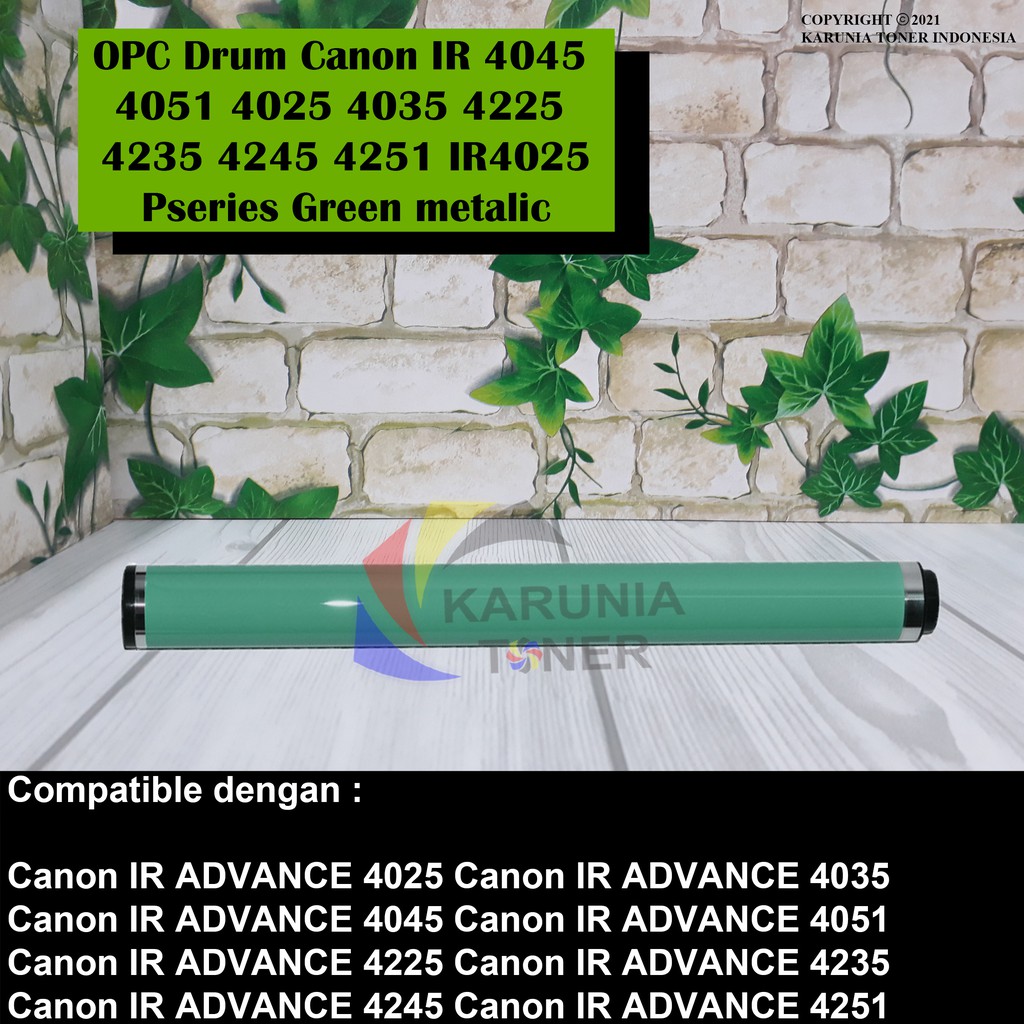 OPC Drum For Canon IR 4045 4051 4025 4035 4225 4245 4251 IR4025 Green Metalic