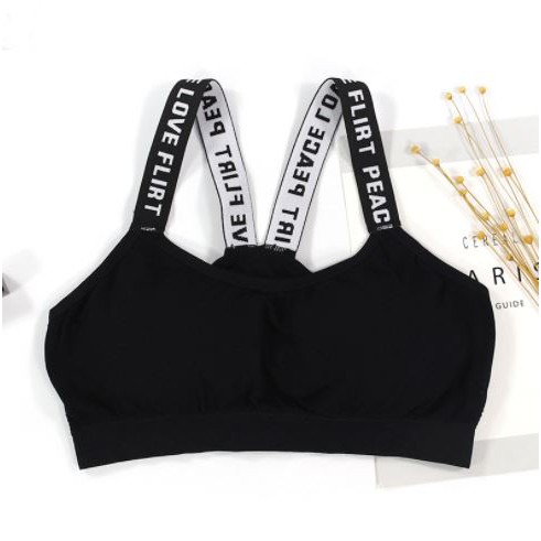 DODORY Sport Bra Bra Wanita Tanpa Kawat Pakaian Dalam Wanita Bra Yoga Bra Olahraga High Quality