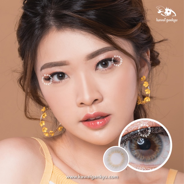 KawaiGankyu Softlens - Princess Spanish gray (1botol)