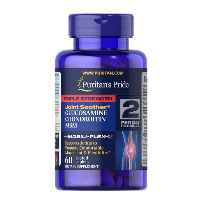 Puritan's Pride Glucosamine Chondroitin MSM Puritans Puritan 60 tablet