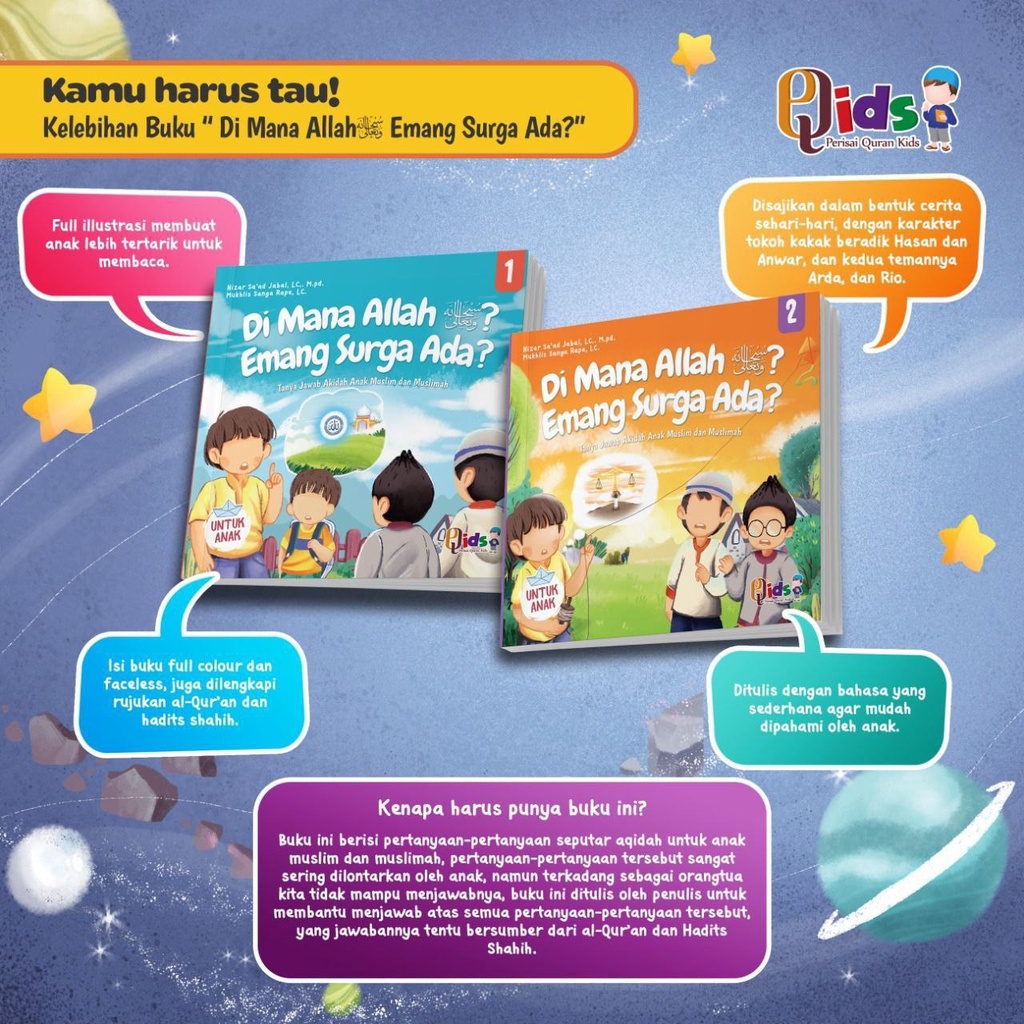 F and X Dimana Allah? Emang Surga Ada? Buku edukasi anak