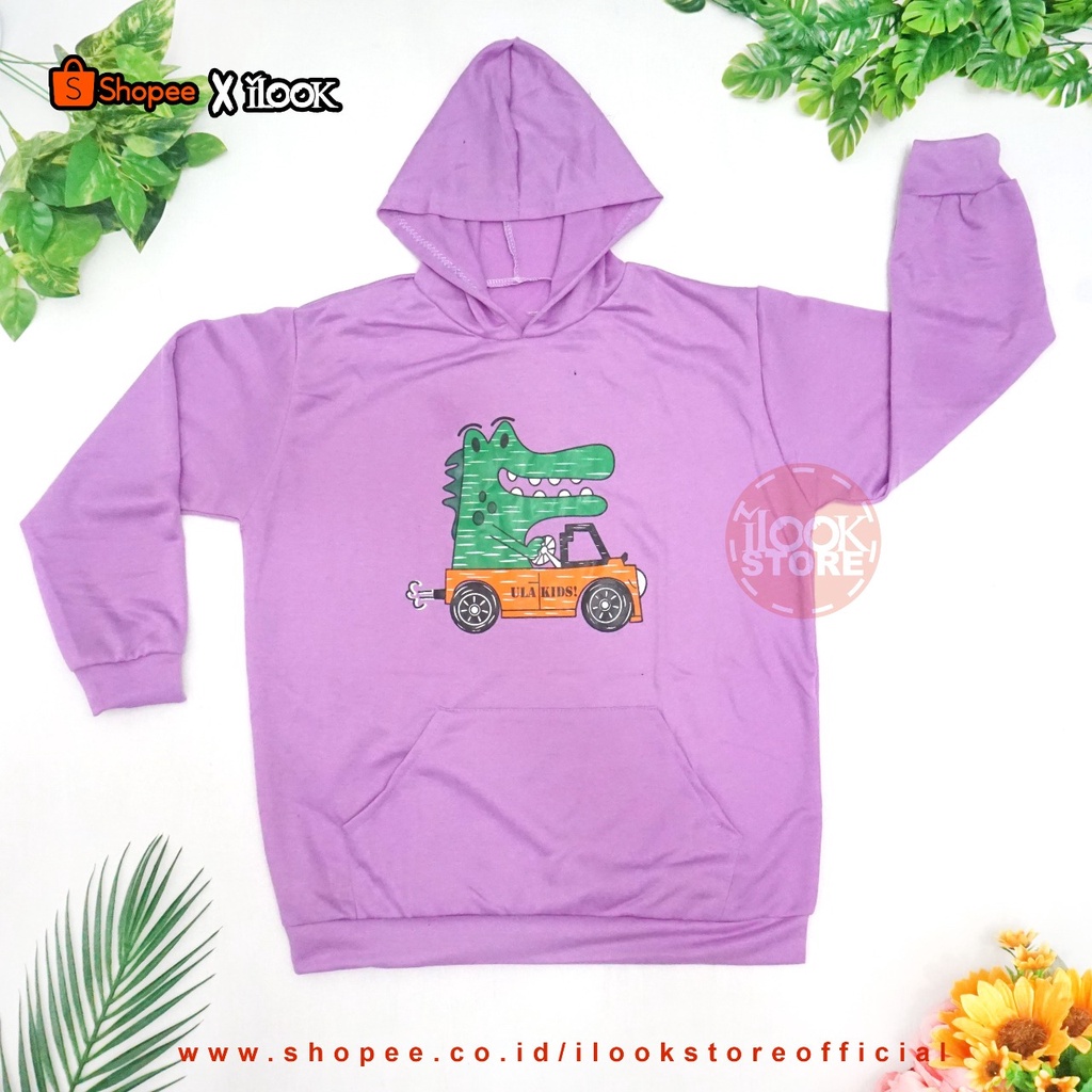 ilook | Sweater Anak Hoodie Alligator | Sweater Anak Modern | Hoodie Anak Alligator | Motif Alligator