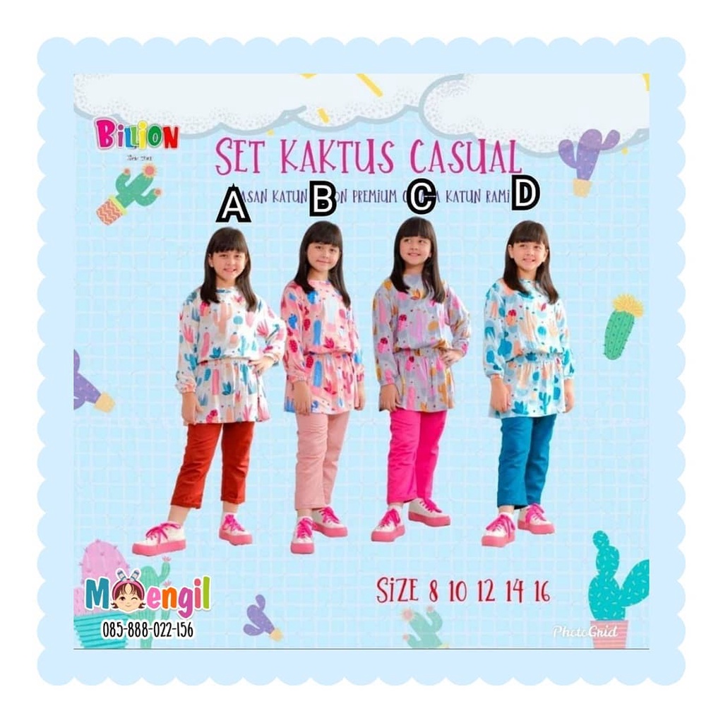 SET KAKTUS CASUAL BY BILLION