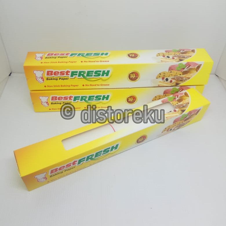 BEST FRESH BAKING PAPER BESTFRESH KERTAS BAKING ROTI 30cm X 10m