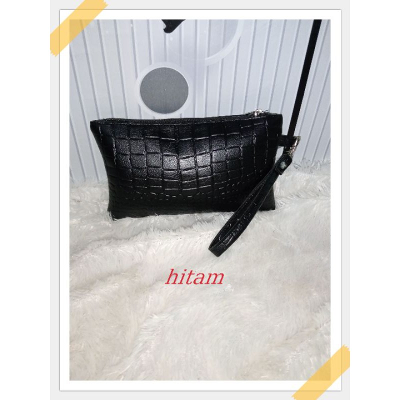 Clucth CROCO DOMPET CROCO WANITA BAHAN TEBAL UKURAN 22×12