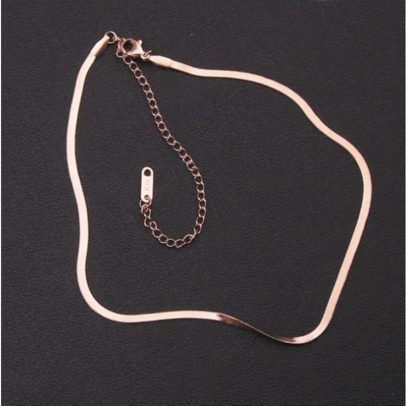 Fashion Snake Chain Choker Gold Silver Rose Gold Necklace Jewelry Cute Nice Hot Beautiful Fashion Women Men Silver Gold Plated Charm Pretty Lovely Choker Necklace