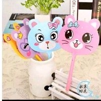 

Pena / ballpoint kipas motif kucing cantik lucu dan imut