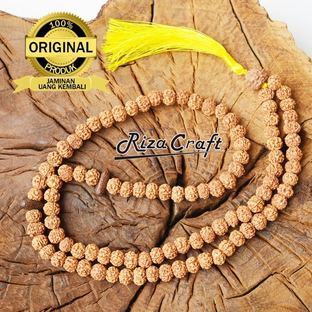 Tasbih Biji Jenitri Genitri Rudraksha Asli 99 Butir