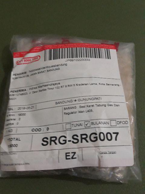 Seal Karet Tabung Gas Dan Regulator Iklan L405