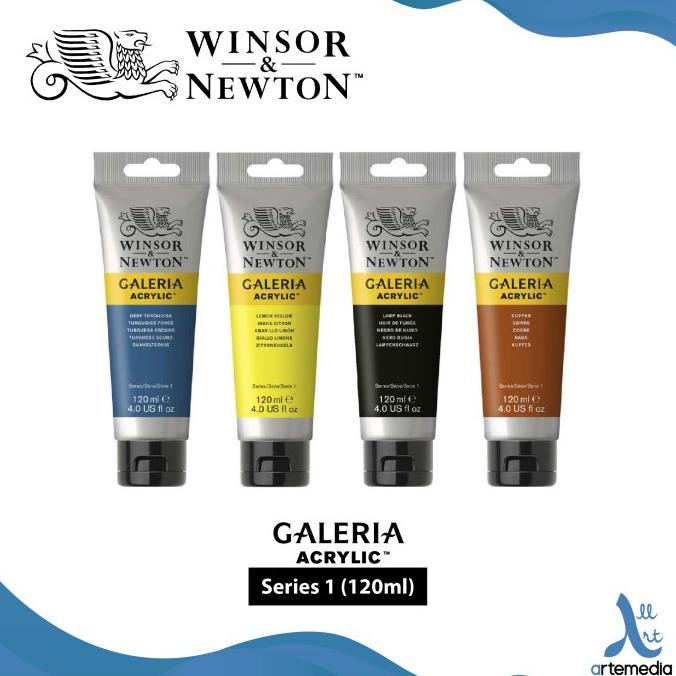 

[COD] Cat Akrilik Winsor & Newton Galeria 120ml Series 1 Acrylic Paint - 1/3 BOOM SALE Kode 1429