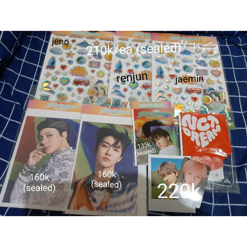 epoxy jeno jaemin renjun jisung mini ballon lenticular postcard hologram