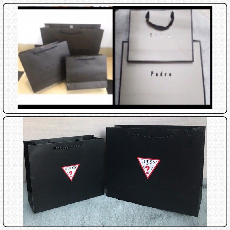 

(paperbag) Large=40,5×14×30,5 cm medium =28×10×24 cm Small=24×8×19,5 cm