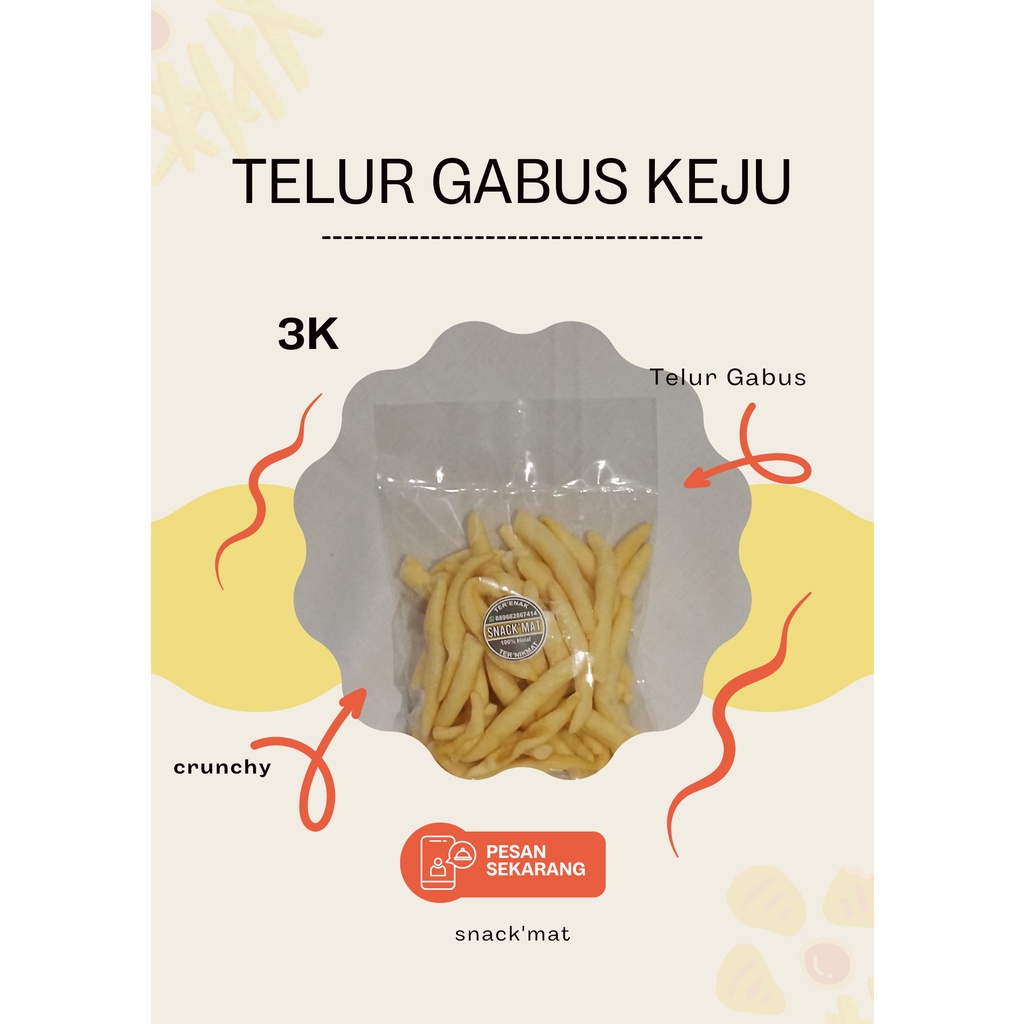 

Snack'Mat - Telur Gabus Keju