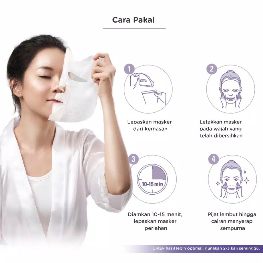 ERHA Soothing Facial Mask 1 pcs - Masker Wajah Sensitif ~ ORIGINAL 100%