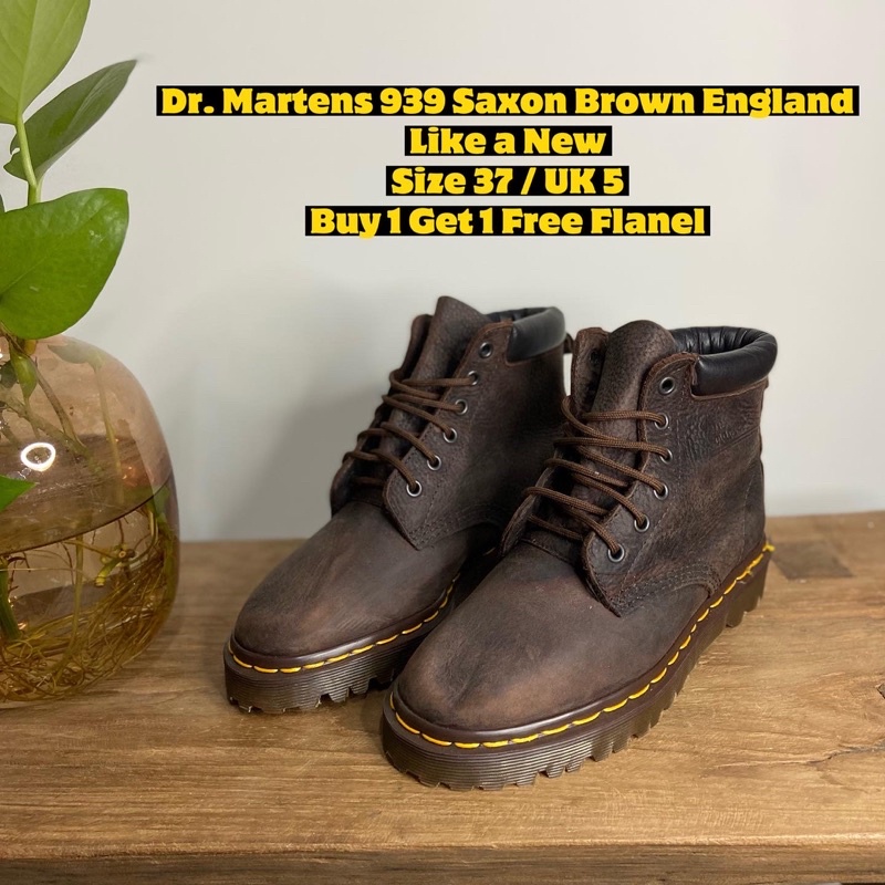 Sepatu Dr. Martens 939 Saxon Brown England