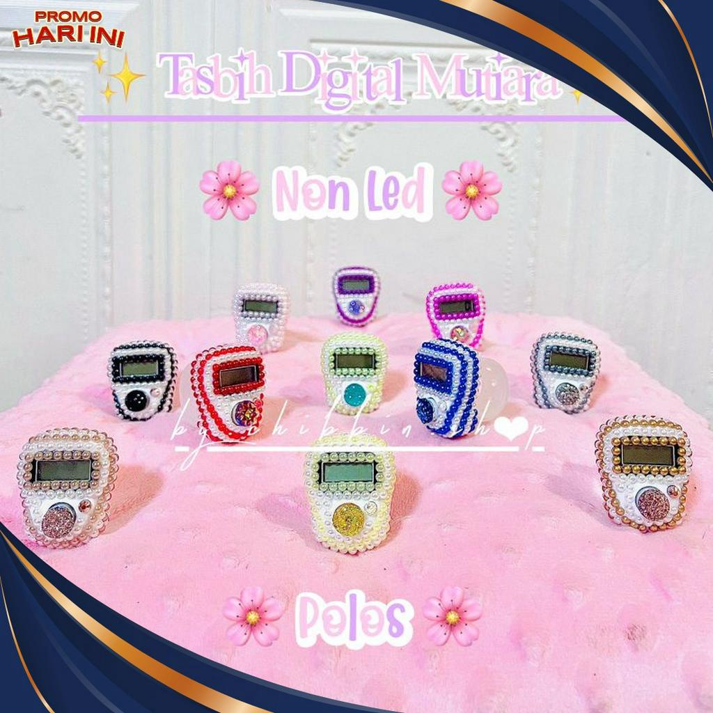 HARGA GROSIR  Tasbih Digital Mutiara Polos  Tasbih Digital Cantik  Tasbih Digital Swarovski Termurah