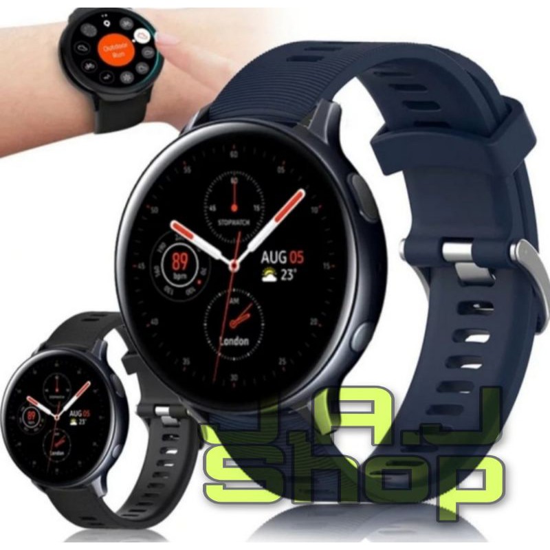 STRAP RUBBER SILIKON KARET WATCH BAND SAMSUNG GALAXY WATCH ACTIVE 1 SM R500 TALI JAM TANGAN