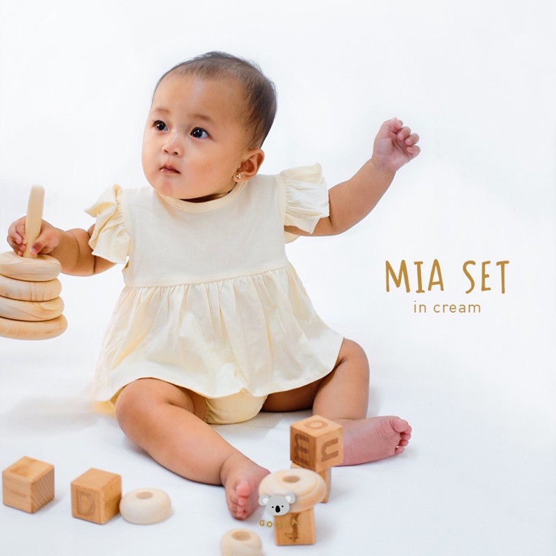 KIDDIEPODS x GOOMA - Mia Set / Baju anak perempuan / Set Anak perempuan / Atasan anak perempuan / Celana Anak Perempuan 1-10 tahun