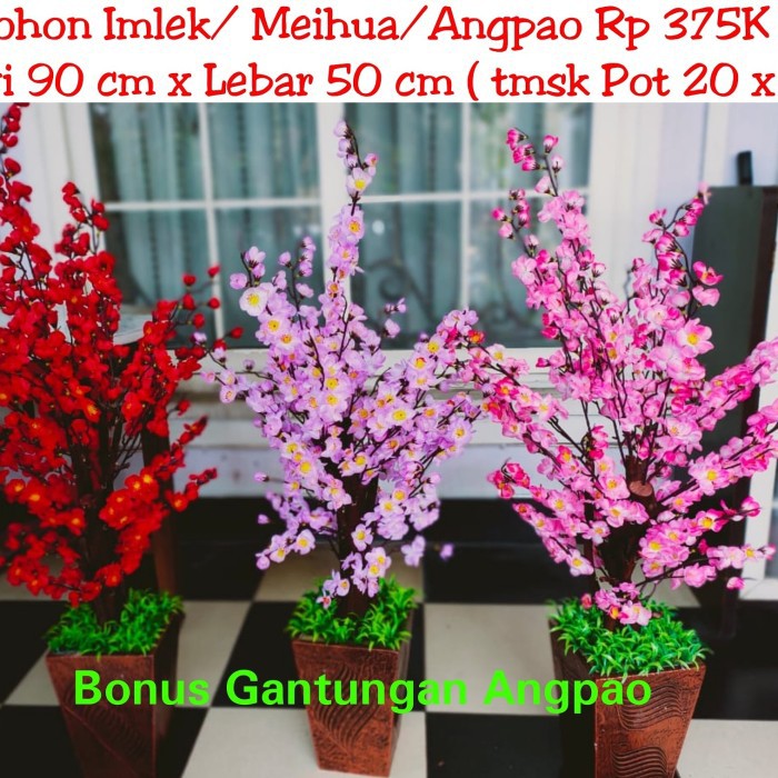 

TERMURAH POHON IMLEK SINCIA ANGPAO MEIHUA SAKURA 87 CM