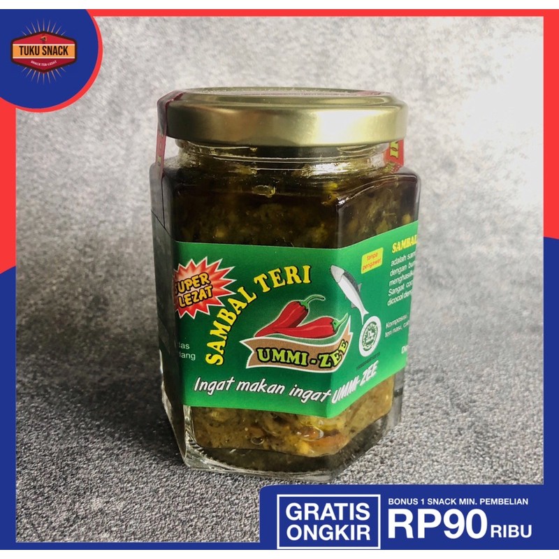 

Sambal Teri Ummi Zee Khas Cilacap 175Gr