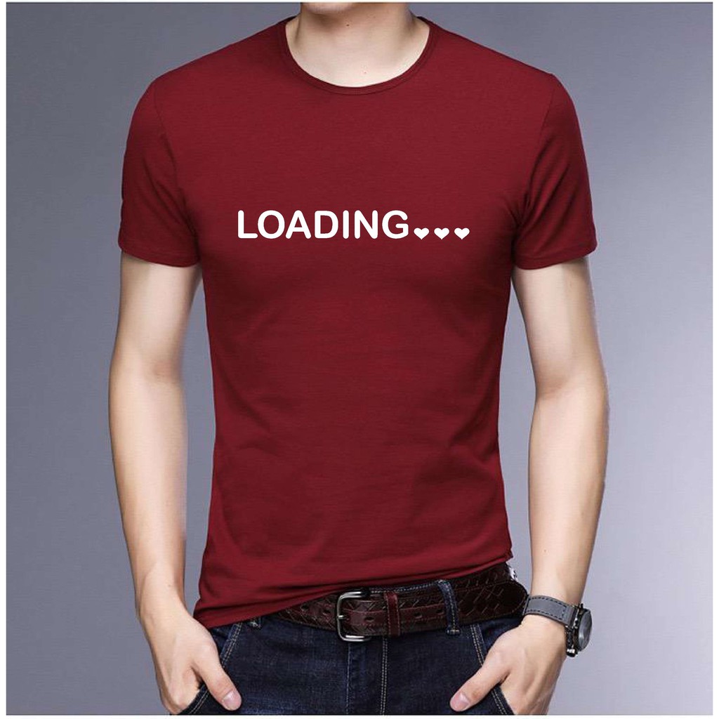 BS/COD/BAJU KAOS TANGAN PENDEK LOADING PRIA REALPICTURE