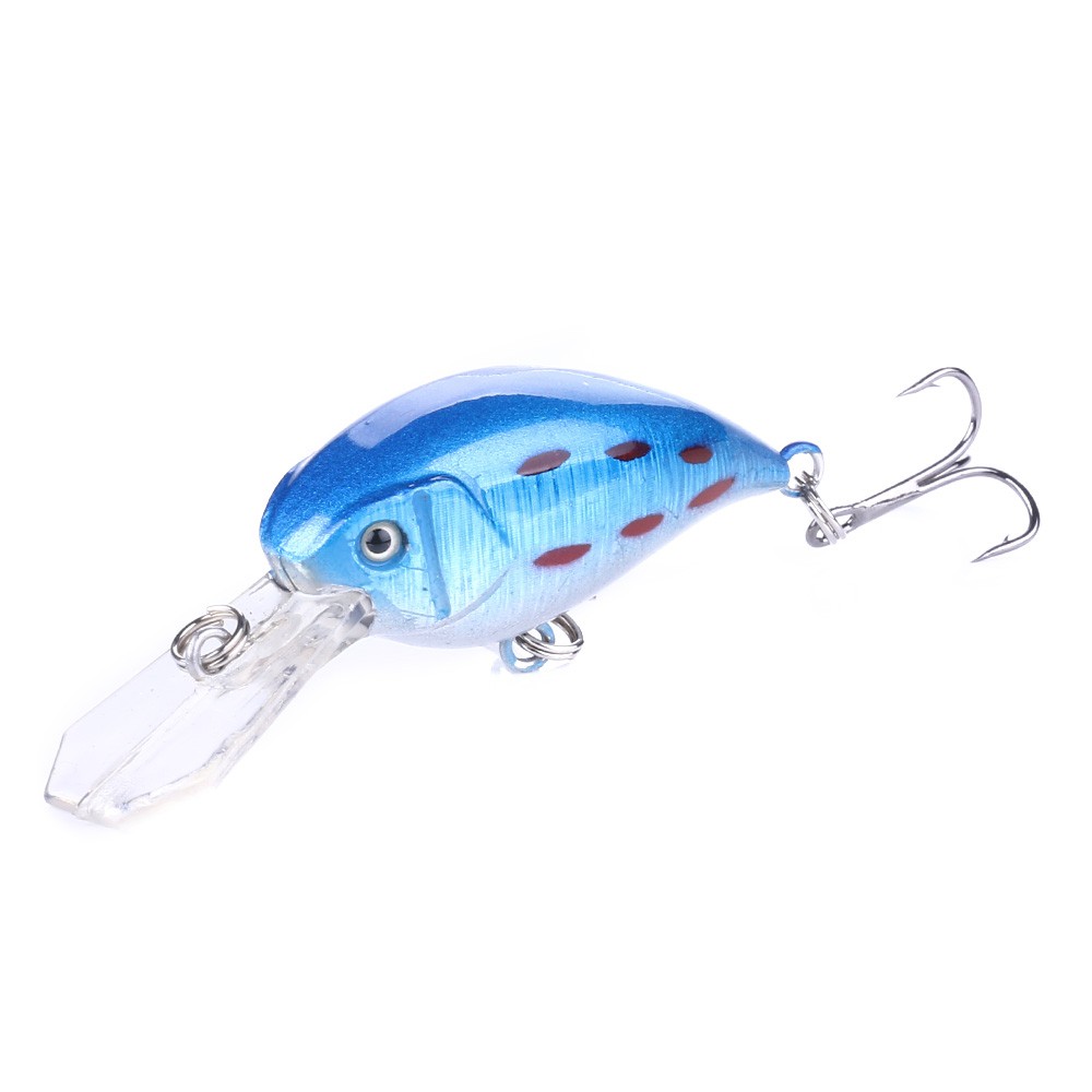 HENGJIA 4pcs 5.5cm/4.6g Umpan Crankbait Minnow Pancing Lifelike Ikan Fishing Lure Topwater Bass Bait