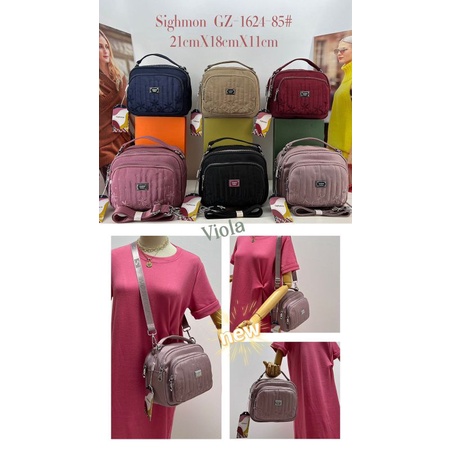 TAS SELEMPANG MINI WANITA SIGHMON TERBARU 1624 "VIOLA"