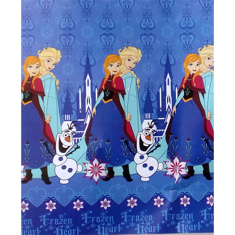 Turun Harga Selimut Lady Rose - Frozen Heart Blue (Selimut Bulu Super Soft) Terlaris