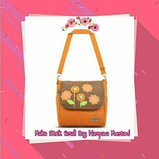 TAS SELEMPANG CUTE/ TAS KANVAS / TAS MAIKA ETNIK