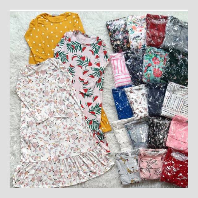 (Part 2) mega sale 9.9 Gamis anak perempuan murah, gamis kaos rempel 5-10 tahun
