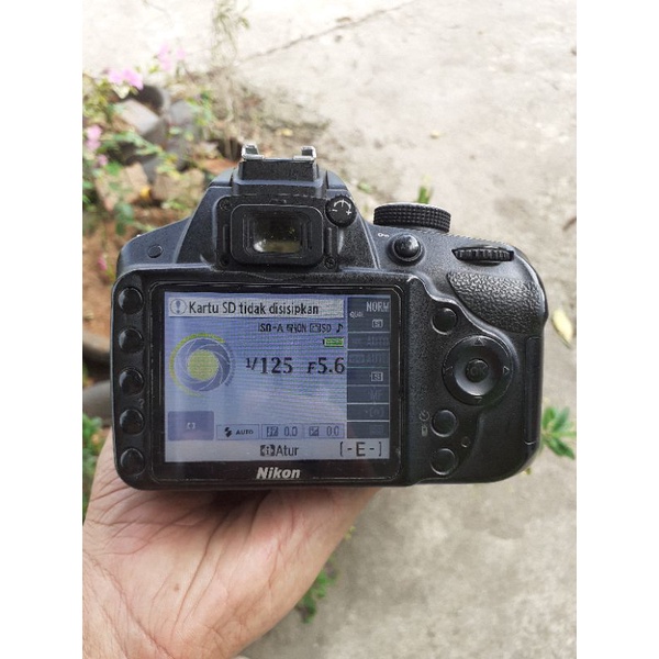 NIKON D3200 lensa tele bukan D3100