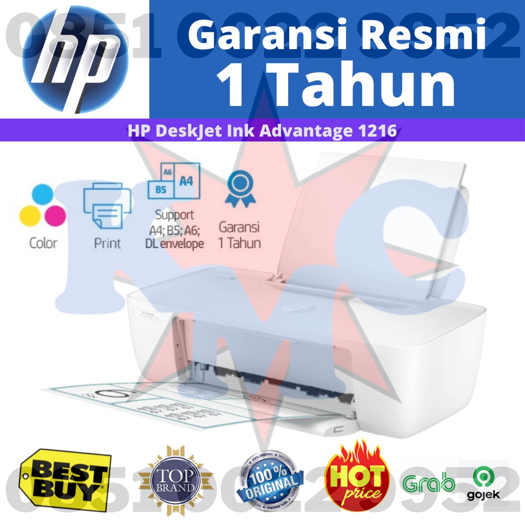PRINTER HP DESKJET INK ADVANTAGE 1216 PRINT ONLY RESMI