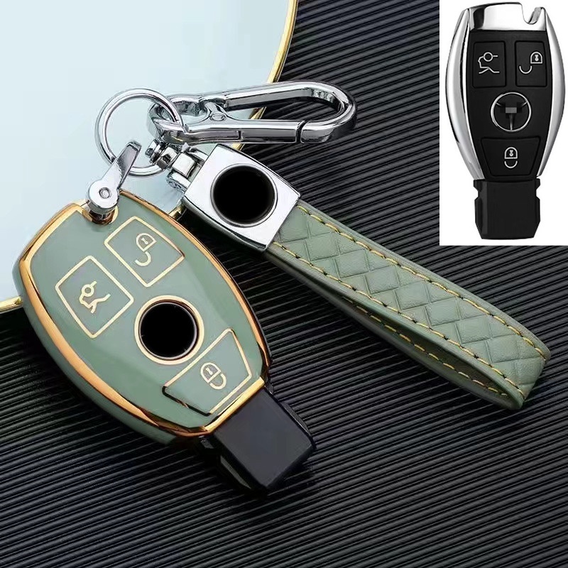 Casing Kunci Mobil Mercedes-Benz C-class C200L Clas GLC GLE320 ML350 Bahan tpu